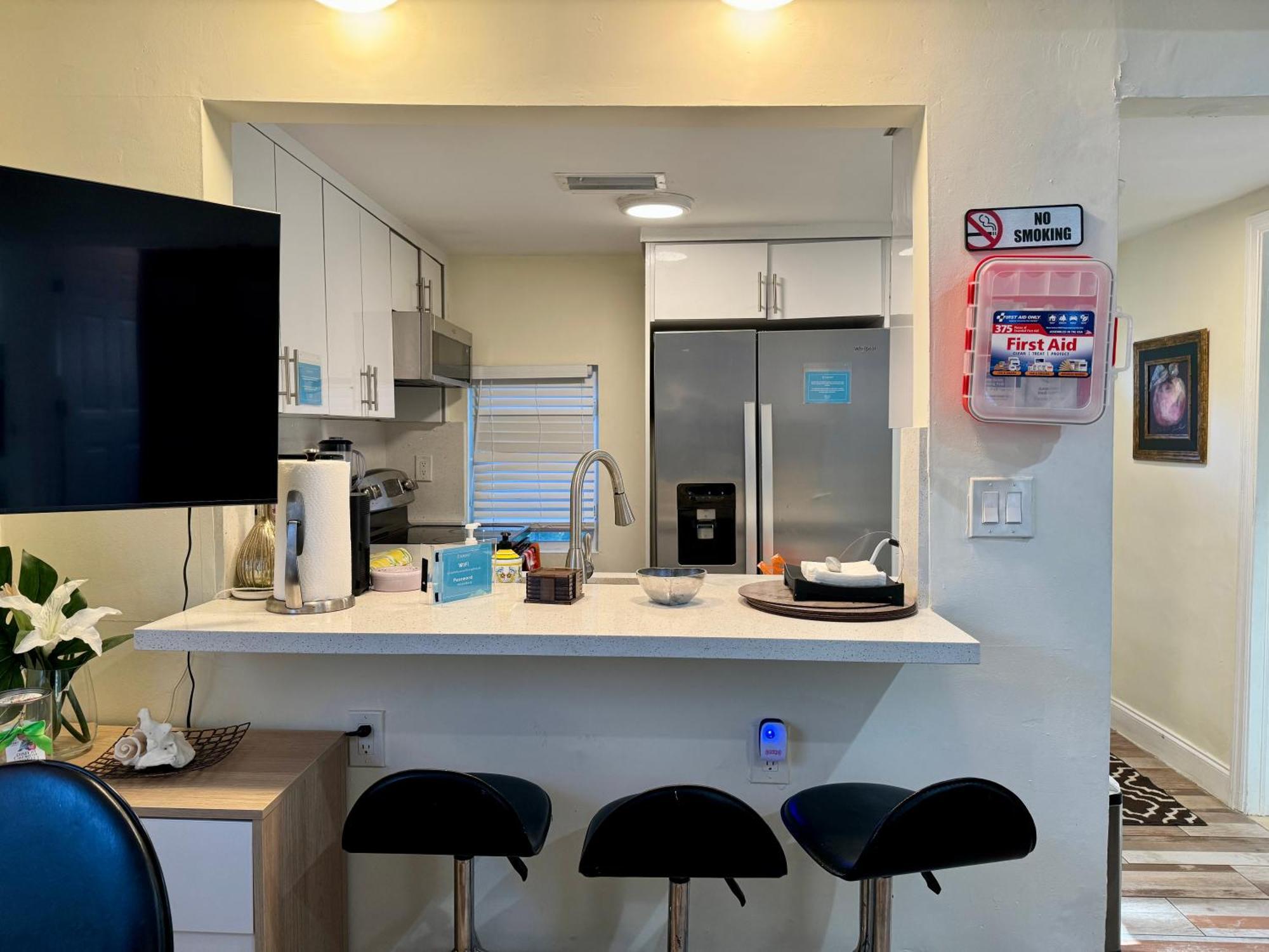 Casa de férias Bright Townhouse 3 Bedroom Free Parkig Garden Miami